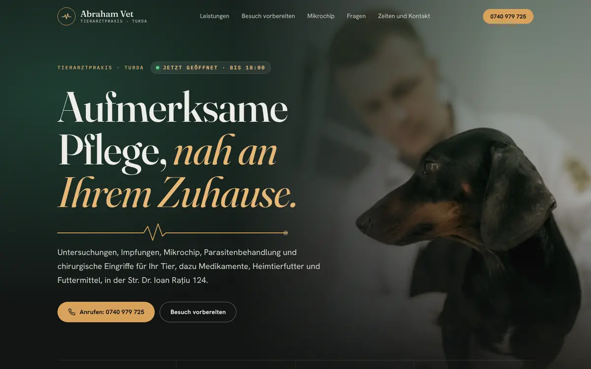 Abraham Vet am Desktop