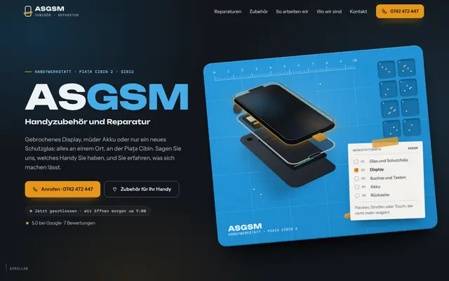 Website von ASGSM