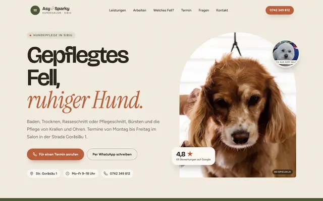 Website von Asy&Sparky