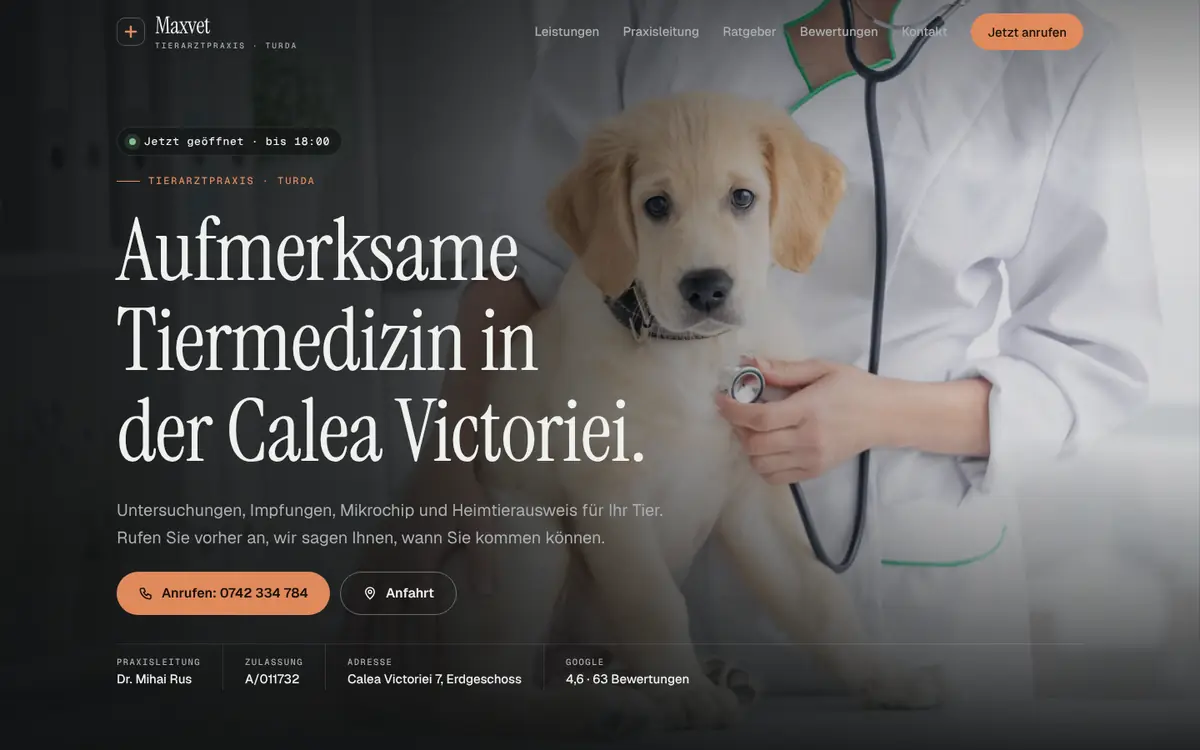 Maxvet am Desktop