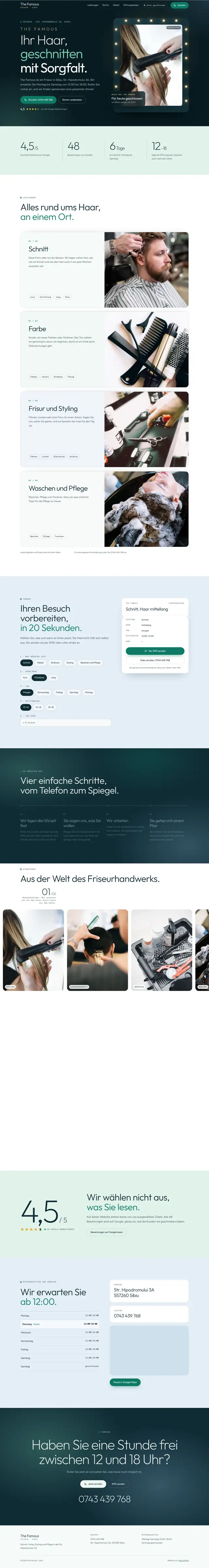 Ganze Seite von The Famous, Desktop